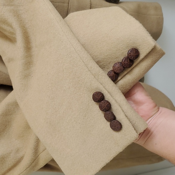 🤩Vintage Lanvin Boyd's Philadelphia 100% camel hair mens blazer - Picture 4 of 16